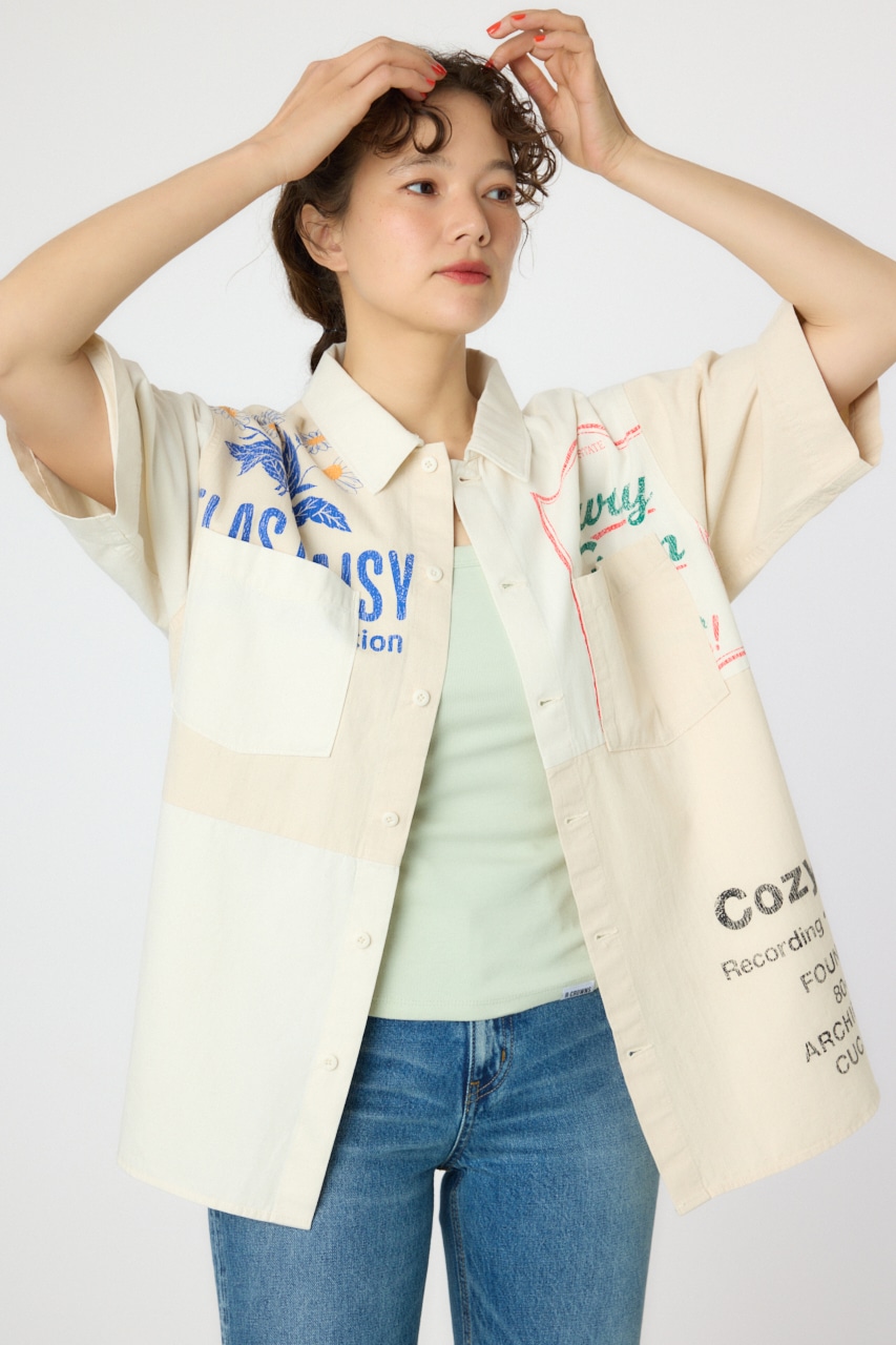 RODEO CROWNS WIDE BOWL | カスタムパッチドシャツ (シャツ・ブラウス