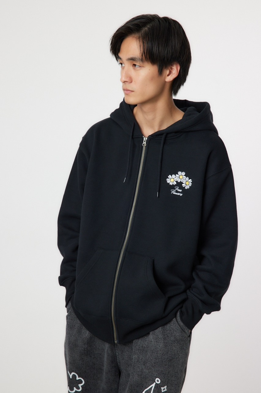 RODEO CROWNS WIDE BOWL | バックビッグロゴzipパーカー (スウェット