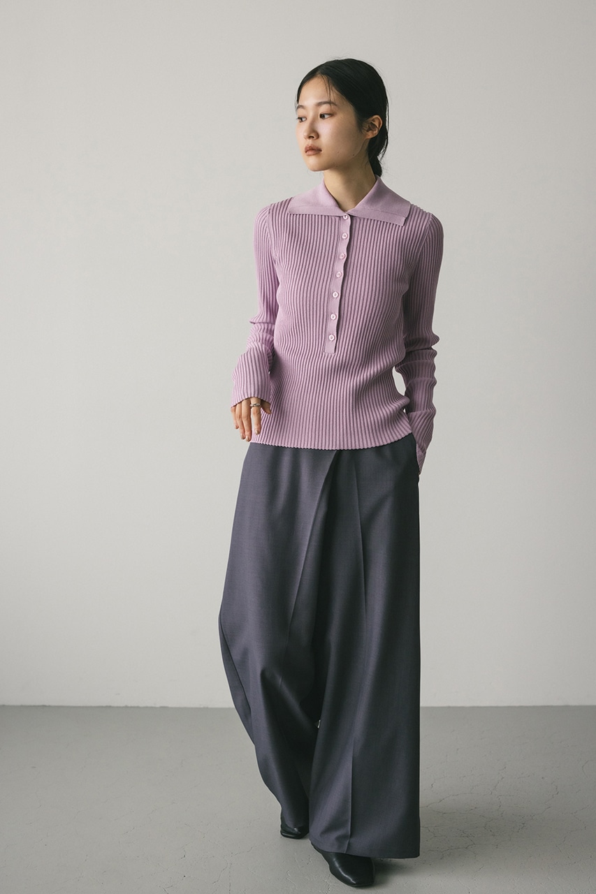 STYLEMIXER | デザインカラーニットポロ (ニット ) |SHEL'TTER WEBSTORE