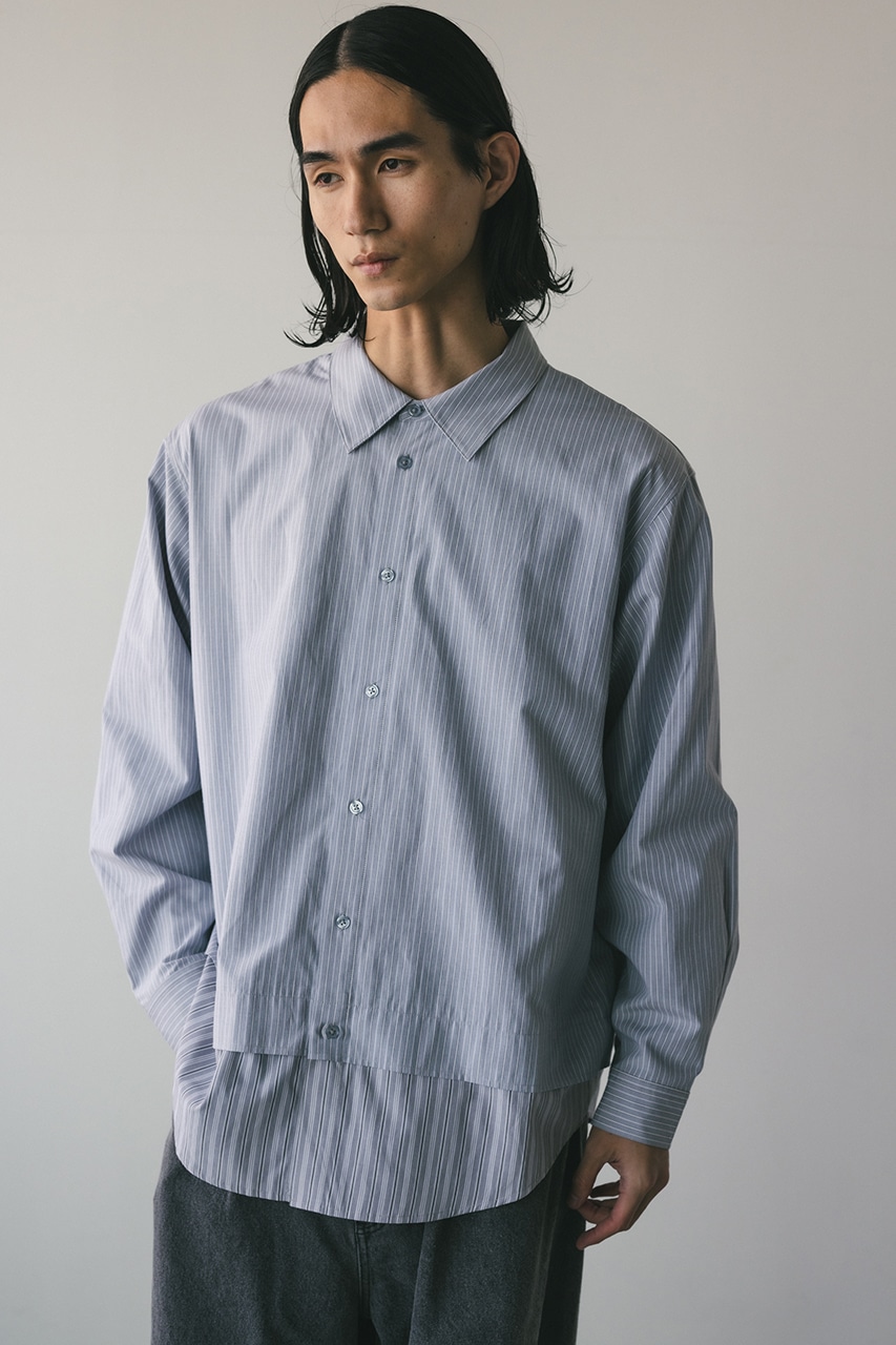 STYLEMIXER | ストライプレイヤーシャツ (シャツ・ブラウス ) |SHEL