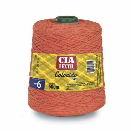 Barbante Colorido N°6 - 600m - Cia Textil - Verde Jade