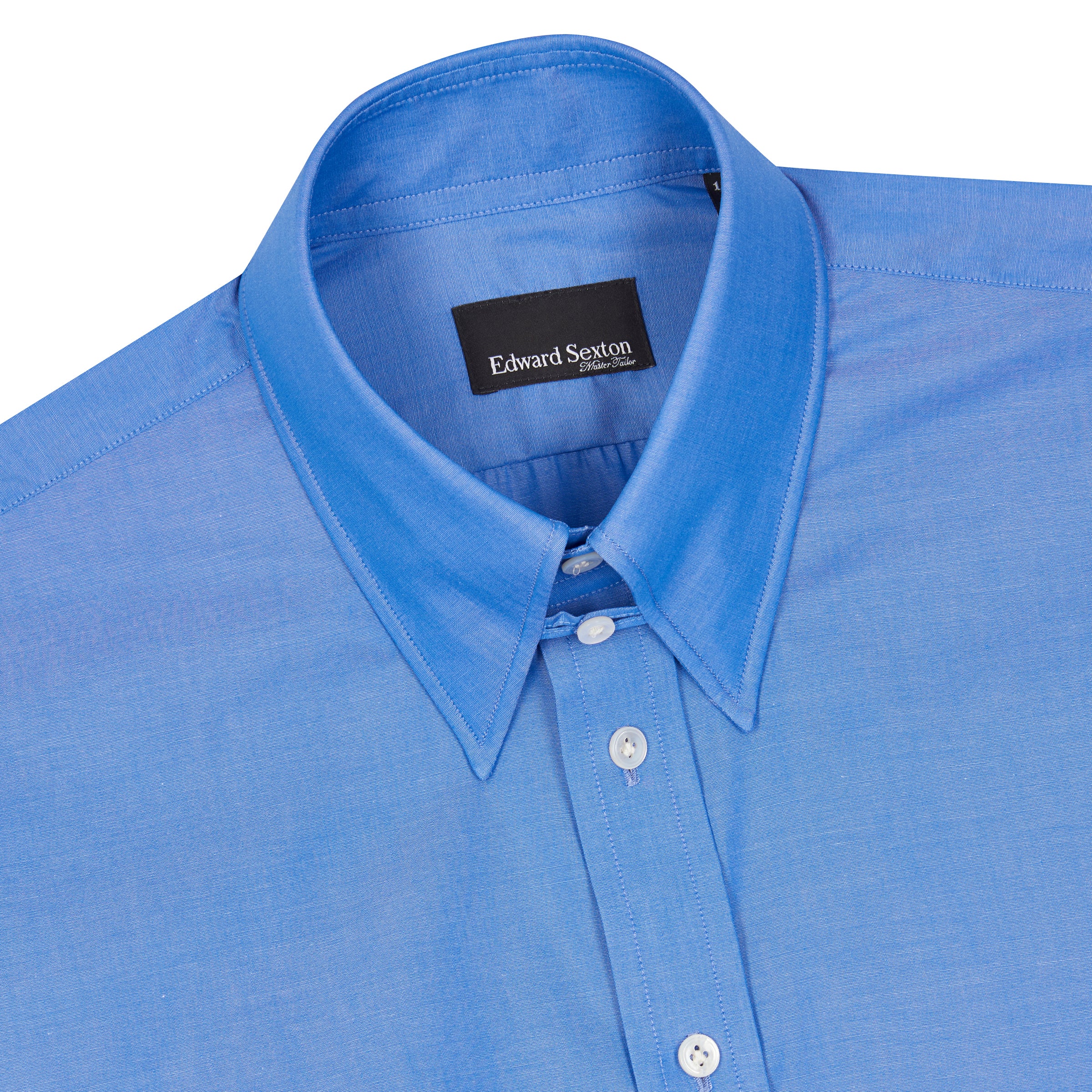 Blue Tab Collar Shirt – Edward Sexton