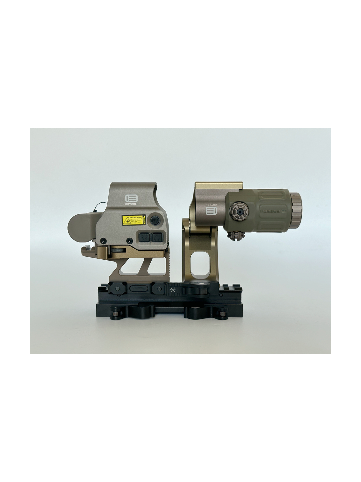 EXPS3& Anodized G33 3X magnifier 2.91'' combo Color Black