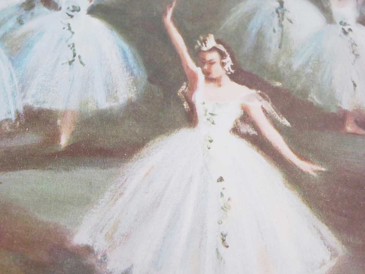 バレエ『白鳥の湖』美術印刷 額装 - 薔薇と天使のアンティーク