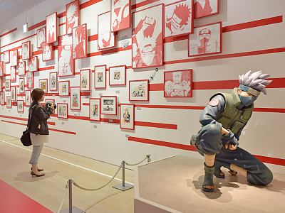 連載完結記念 岸本斉史 NARUTO－ナルト－展 内覧会／フォトニュース