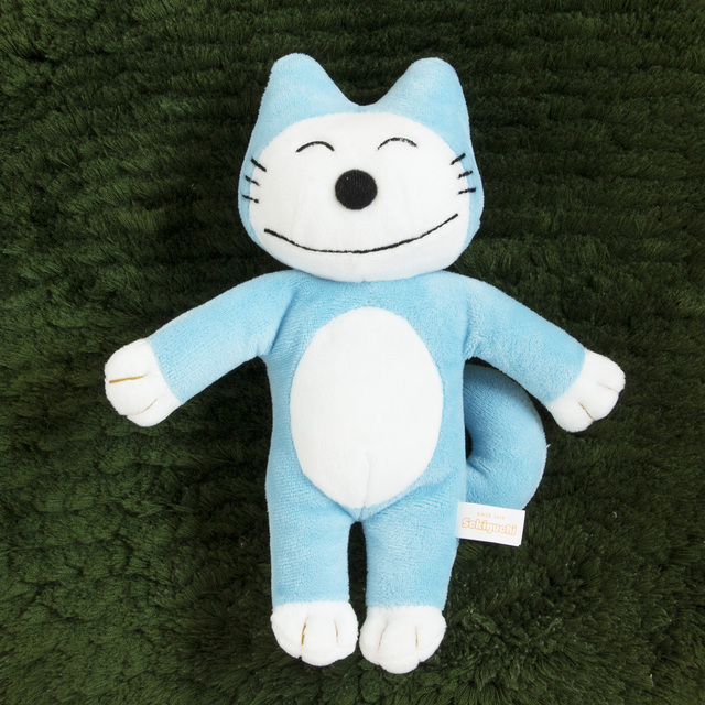 11ぴきのねこ ぬいぐるみS ブルー | 絵本ナビ | グッズ・通販