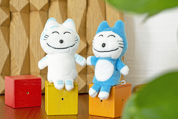 フィンガーパペット 11ぴきのねこ ブルー | 絵本ナビ | グッズ・通販