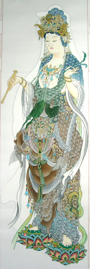 観音霊場用納経軸 慈母観音