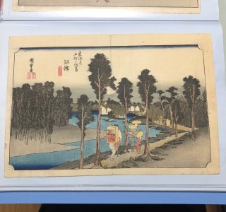 向井潤吉 水彩画 茅葺き民家 | 買取実績 | 骨董品買取専門の古美術永澤