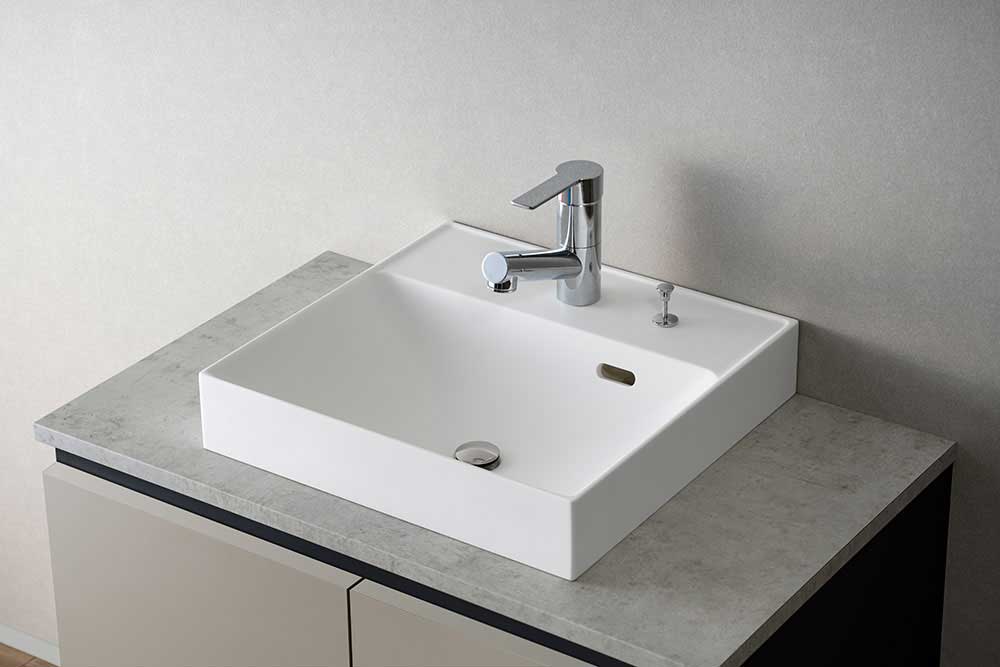 洗面「アクアージュsai」「アクアージュフロート」 コンパクトタイプを