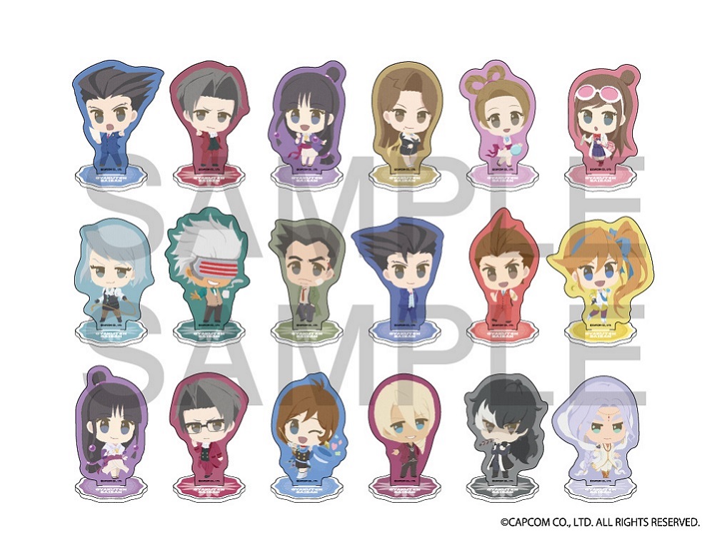 逆転裁判 ふわぽにシリーズ アクリルスタンド（牙琉 響也）