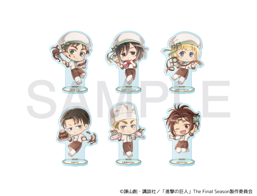 TVアニメ『進撃の巨人』きゃらドリ!! BLANC 2024 アクリルスタンド(ハンジ)