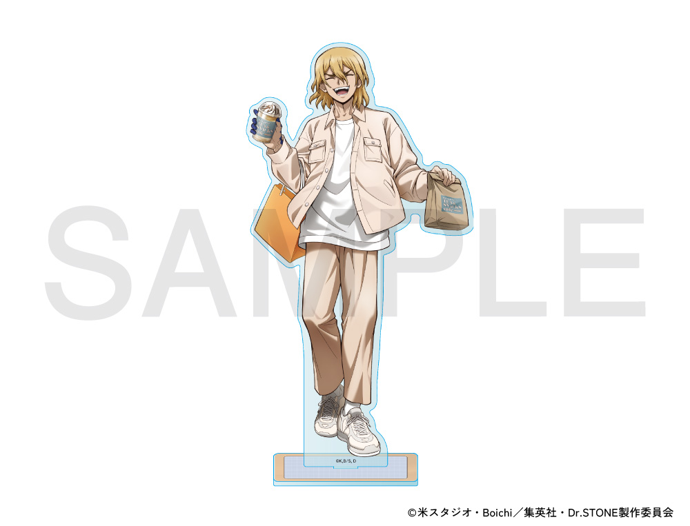 TVアニメ「Dr.STONE」×mixx garden 2025 等身アクリルスタンド(七海龍水)