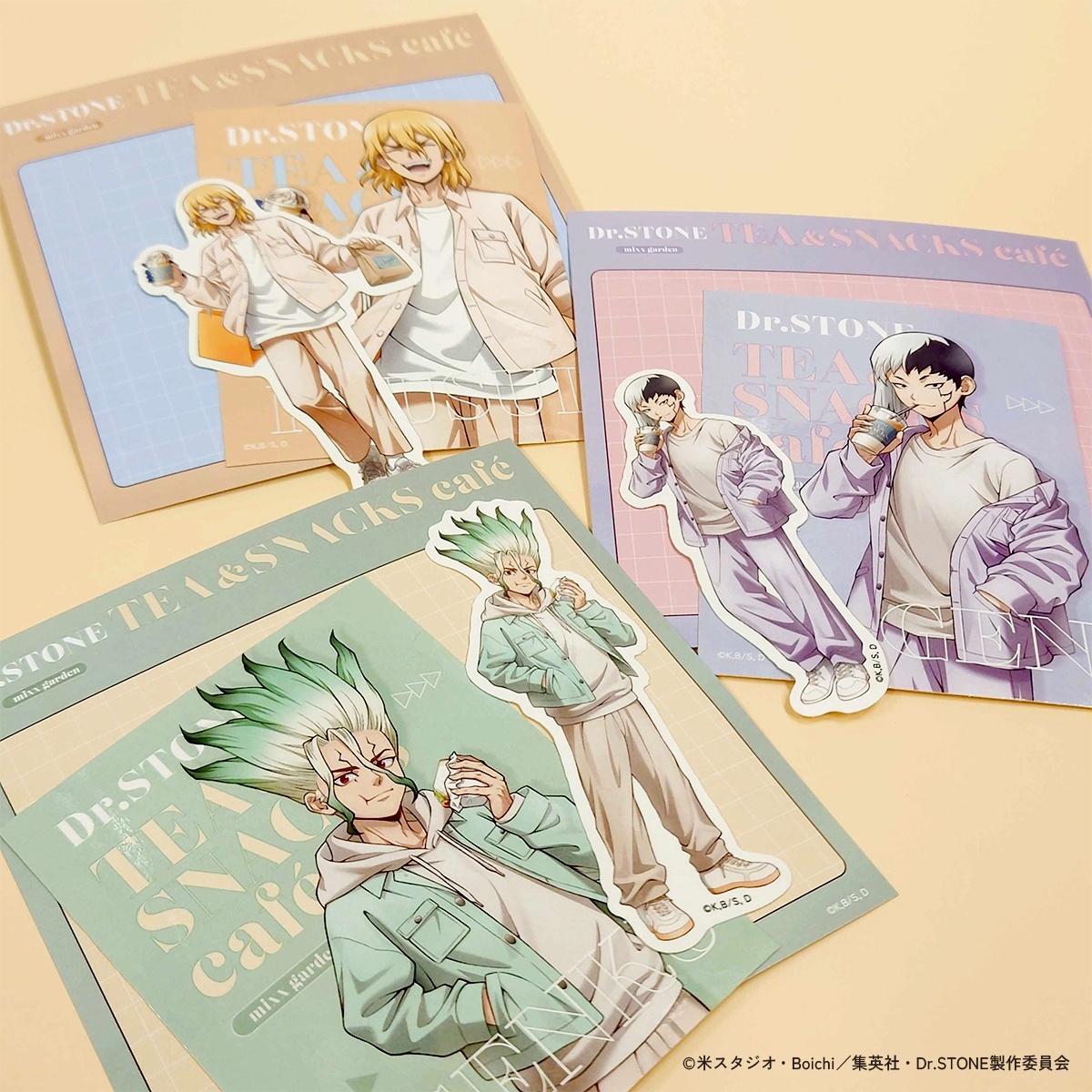 TVアニメ「Dr.STONE」×mixx garden 2025 等身ステッカーセット(七海龍水)