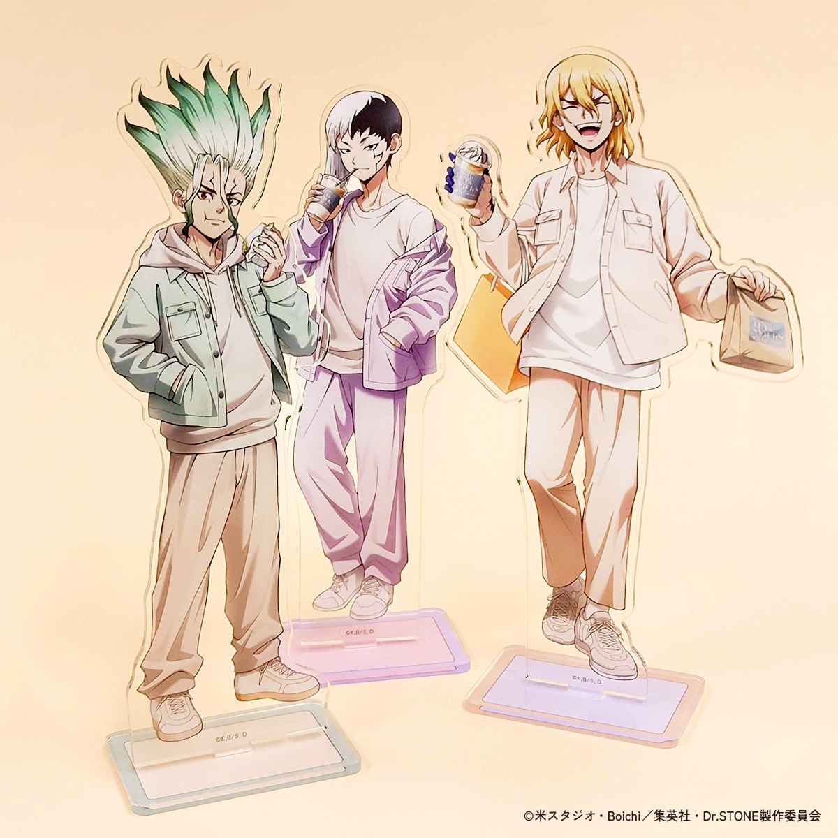 TVアニメ「Dr.STONE」×mixx garden 2025 等身アクリルスタンド(七海龍水)