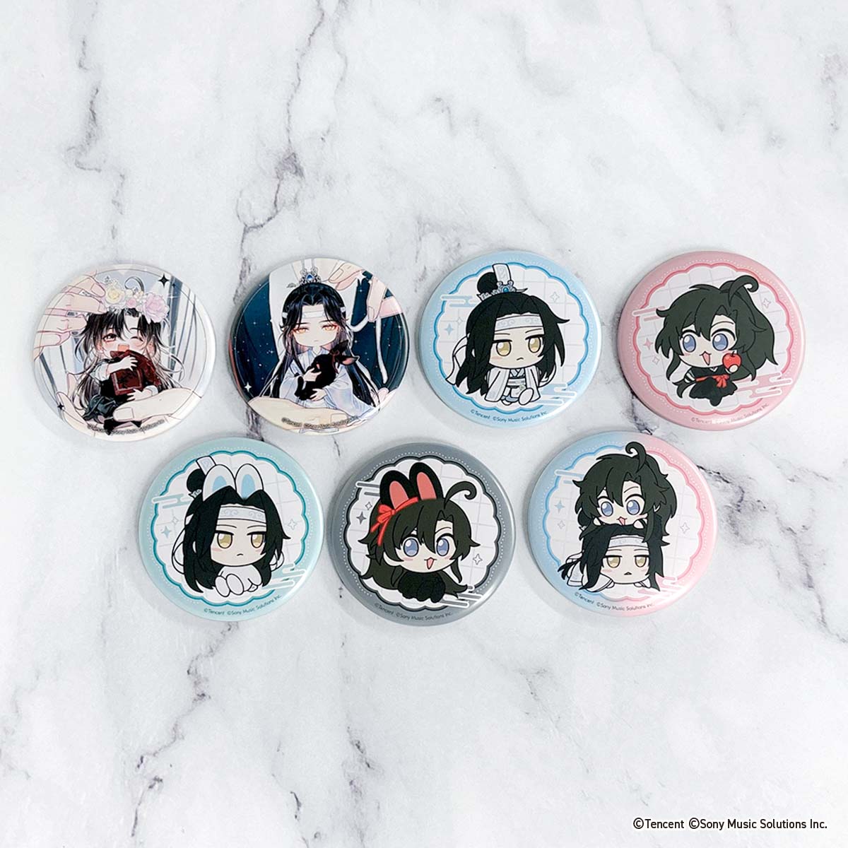 漫画『魔道祖師』×COLLABOCAFEHONPO BLANC 2025 ランダム販売マット缶