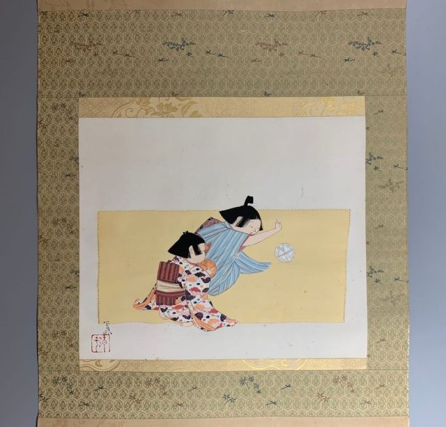 前田青邨の掛軸や屏風、茶道具等を買取り致しました。｜栄楽堂