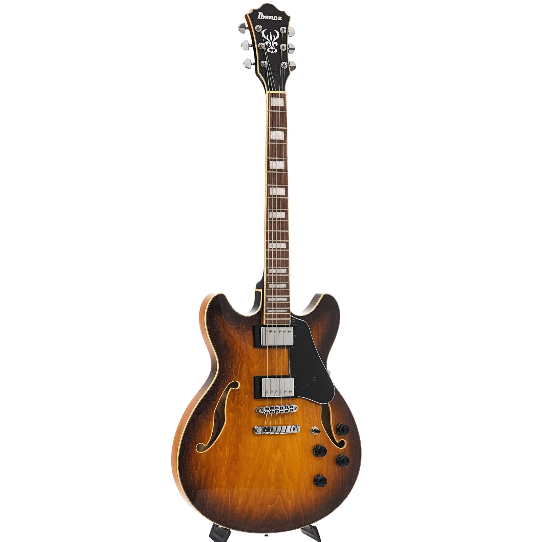 Ibanez Artcore AS73 Semi-Hollowbody Guitar, Tobacco Brown