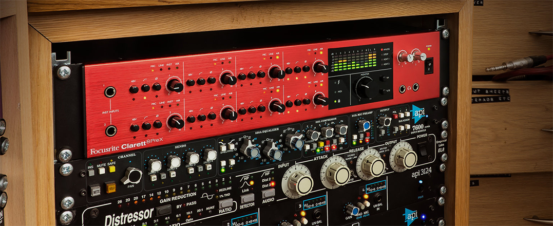 Focusrite Clarett 8Pre X Thunderbolt Audio Interface - Elevated Audio