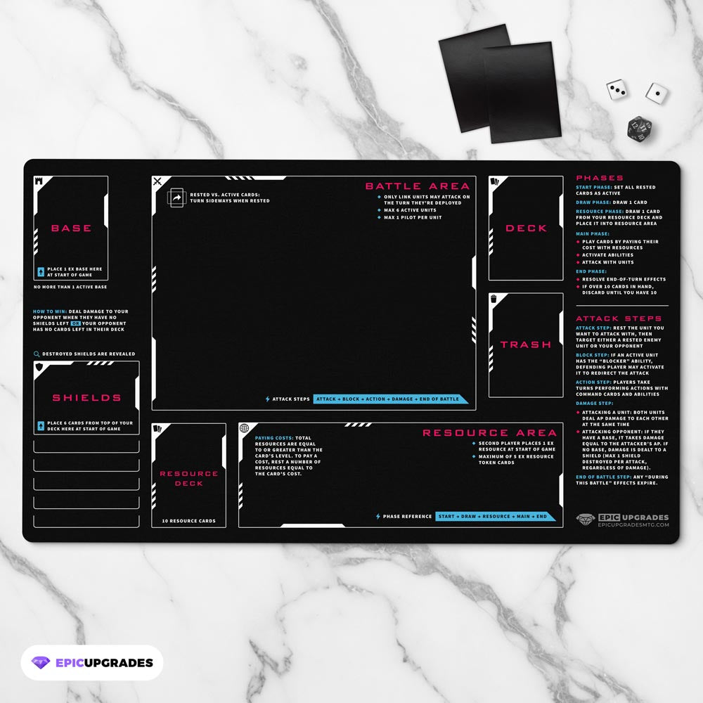 Gundam Newcomer Playmat with Zones | 24