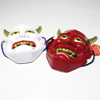 お面 般若～変身グッズ・かぶりもの・かつら・カツラ・マスク