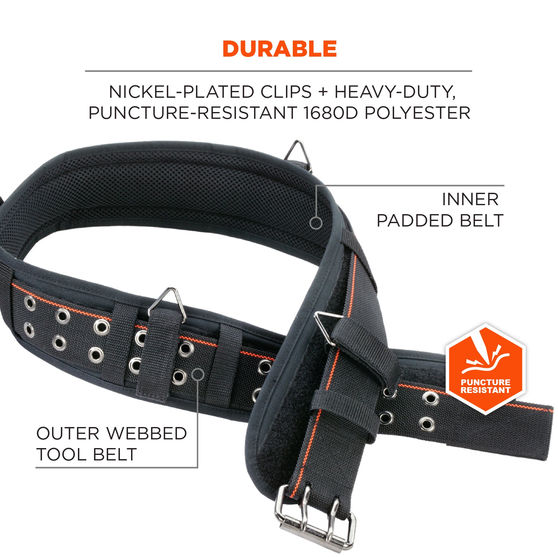 3 inch Padded Tool Belt | Ergodyne