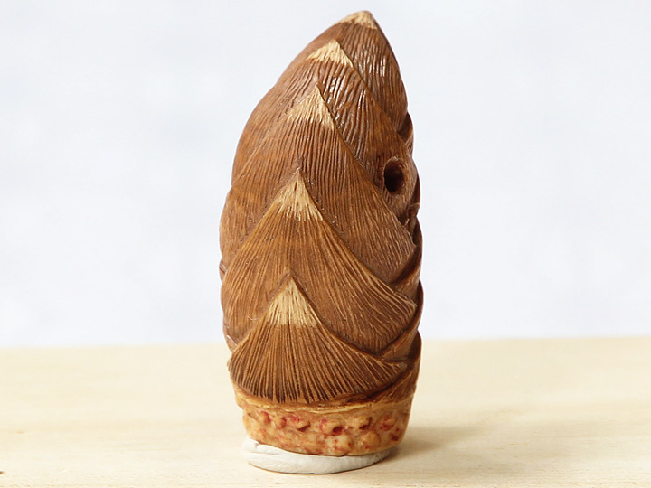 黄楊根付 筍（B） 【2017年04月05日公開】｜京都の着物和装小物 ゑり正