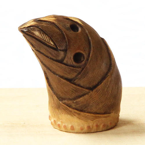 黄楊根付 筍（中）【岡壱名入り】【2019年04月05日公開】｜京都の着物