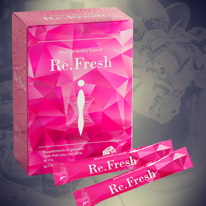 ジャンクフード三昧でもサイズダウン！酵素サプリ Re.Fresh レポ