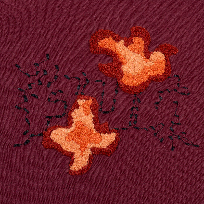 FUC(Fack Up Clothes)/ FUC ANTS HOODIE -BURGUNDY- | E.S.P. ONLINE STORE