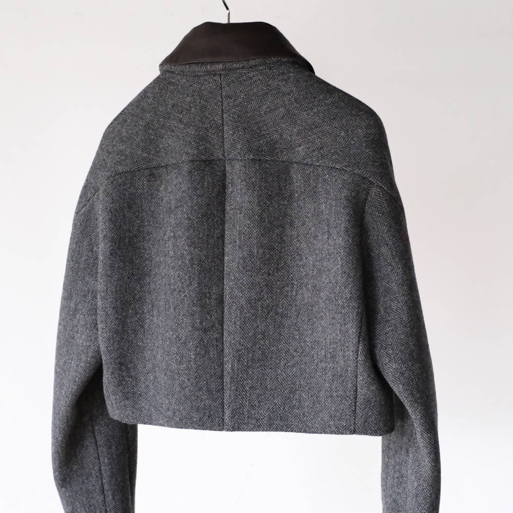 Shetland Wool Double Cloth Blouson | EUREKA FACTORY HEIGHTS