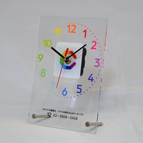 アクリル置き時計 詳細| モデル | オリジナル腕時計製作会社のNEW COLORS