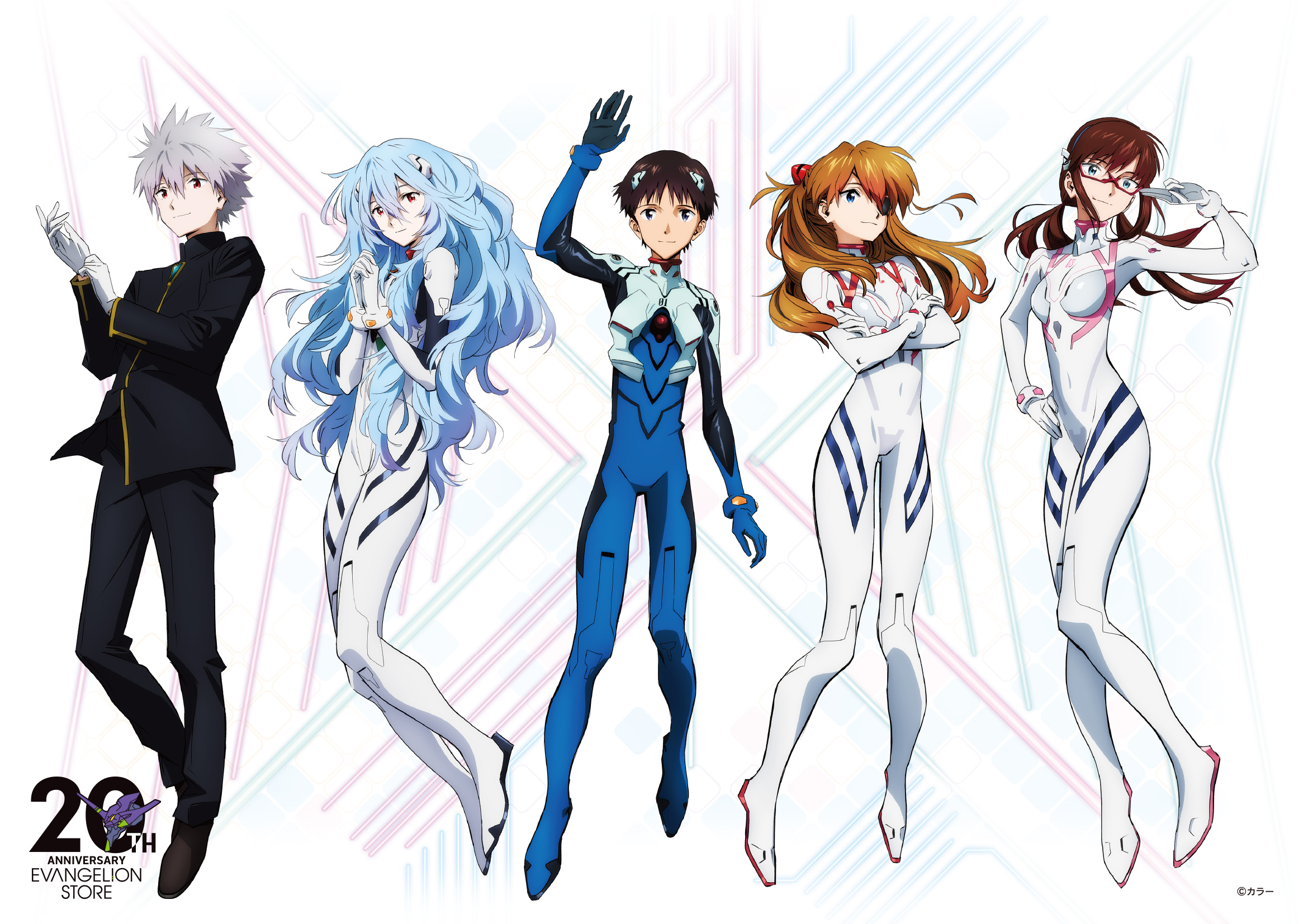 EVANGELION STORE 20th ANNIVERSARY フェア開催！記念イラストを使用