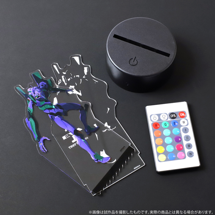 アクリルスタンドが光輝く！初号機とMark.06のイルミナスタンドが登場！