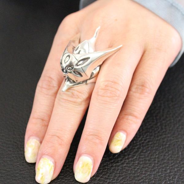 受注生産品】EVA×haraKIRI 8号機シルバーリング(17号): ファッション