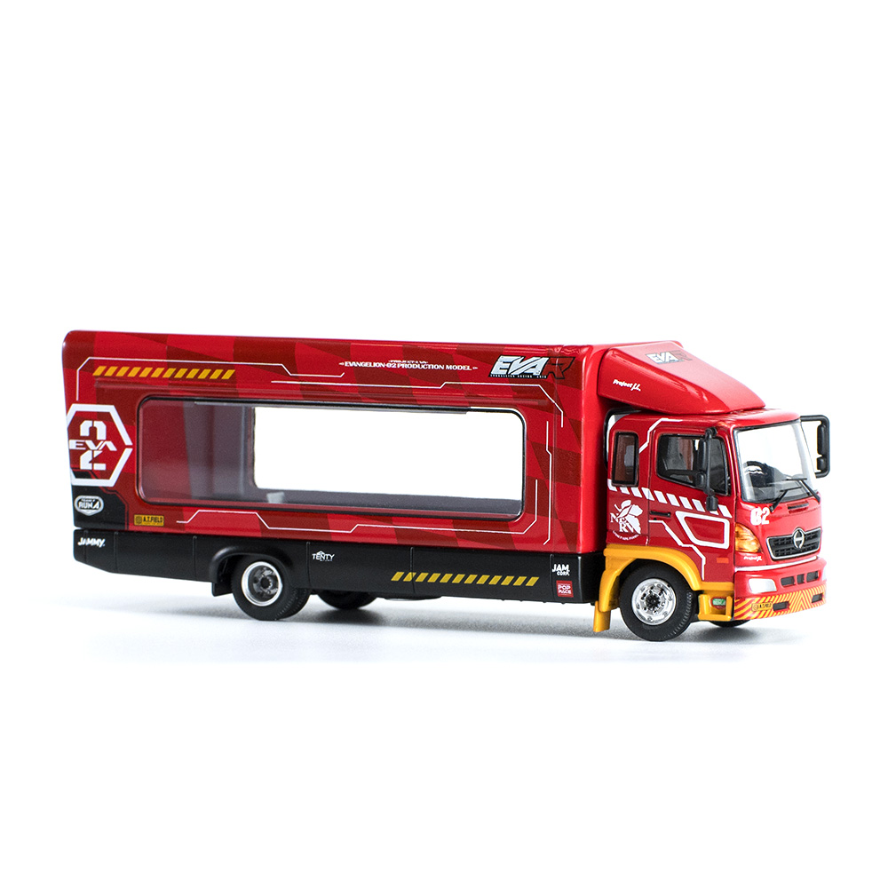 エヴァレーシング 1/64ミニカー EVA RACING TRANS PORTER HINO 500/EVA