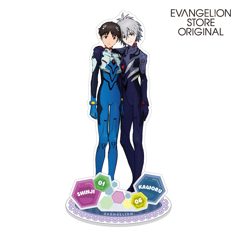 EVA STOREオリジナル アクリルスタンド/シンジ＆カヲル(プラグスーツ