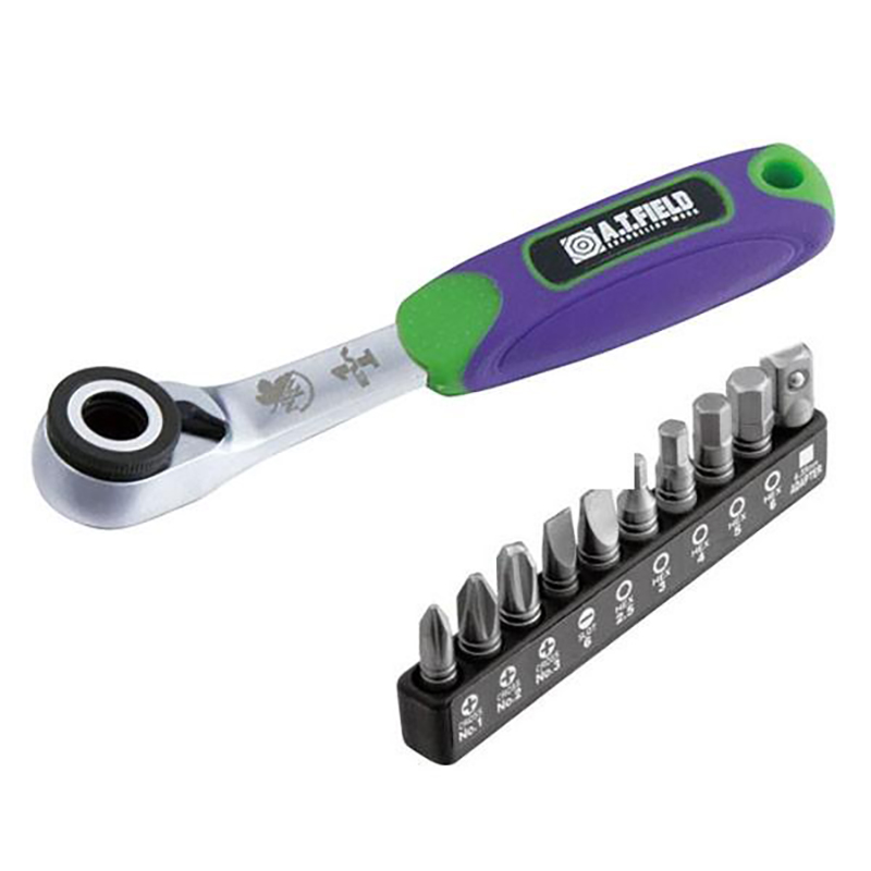 ワークブランドA.T.FIELD】エヴァンゲリオンミニラチェット&ビット