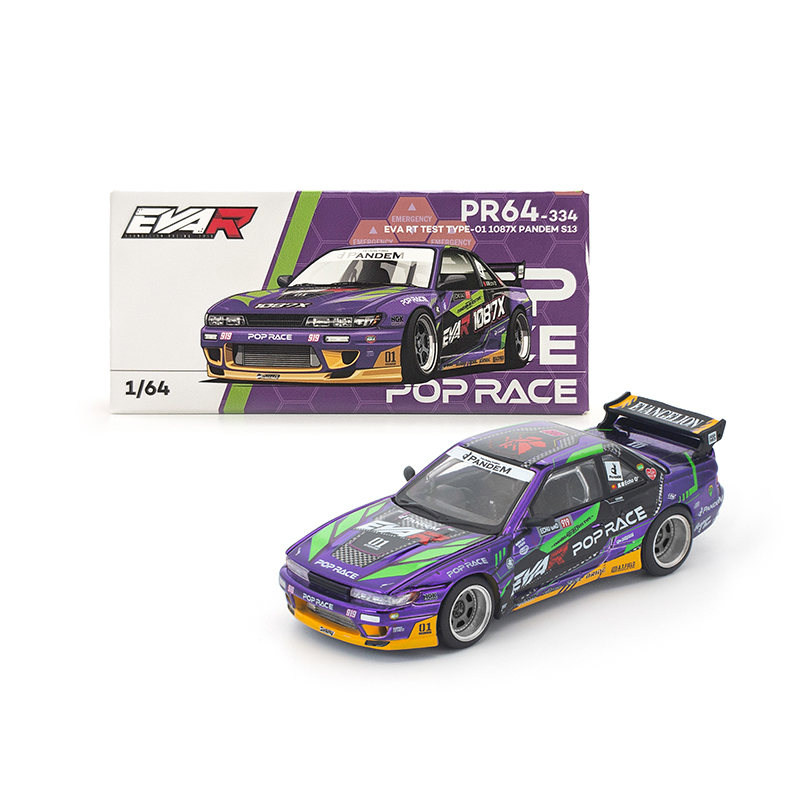 エヴァレーシング 1/64ミニカー EVA RT初号機 PANDEM S13 [お届け予定