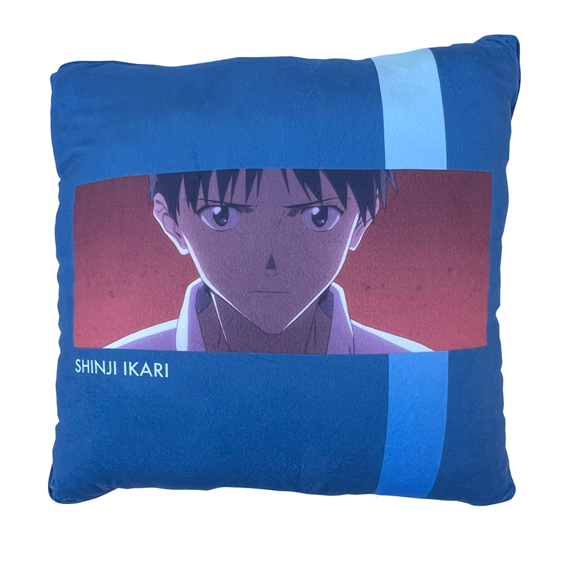 エヴァンゲリオン 背当てクッション/グラデライン_シンジ（丸眞