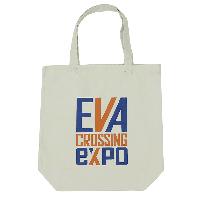 エヴァンゲリオン大博覧会】トートバッグ/ロゴ (2号機): ファッション