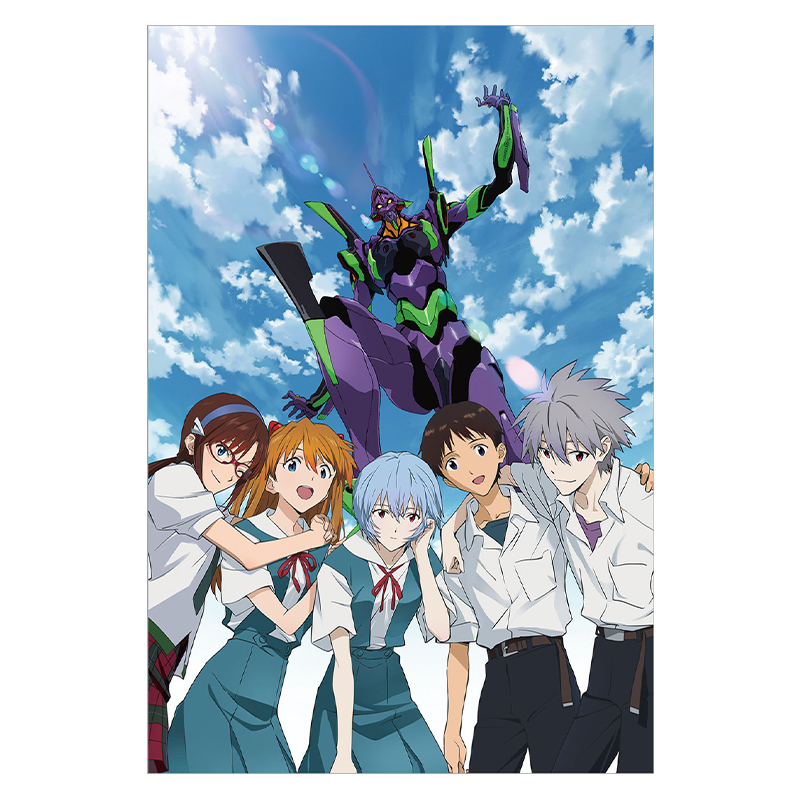 エヴァンゲリオン大博覧会】缶バッジセット/メインビジュアル (3個入り