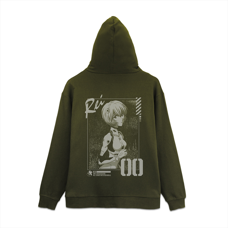 エヴァンゲリオン 綾波レイ ジップパーカー/BLACK（COSPA) [お届け予定