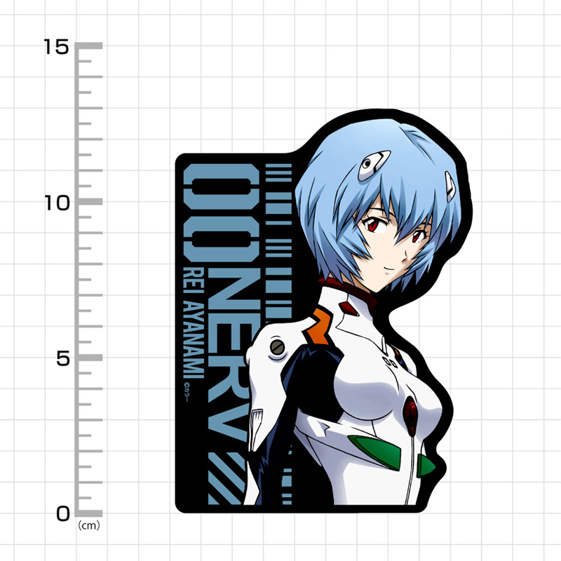 エヴァンゲリオン 綾波レイ 屋外対応ステッカー（COSPA）: グッズ