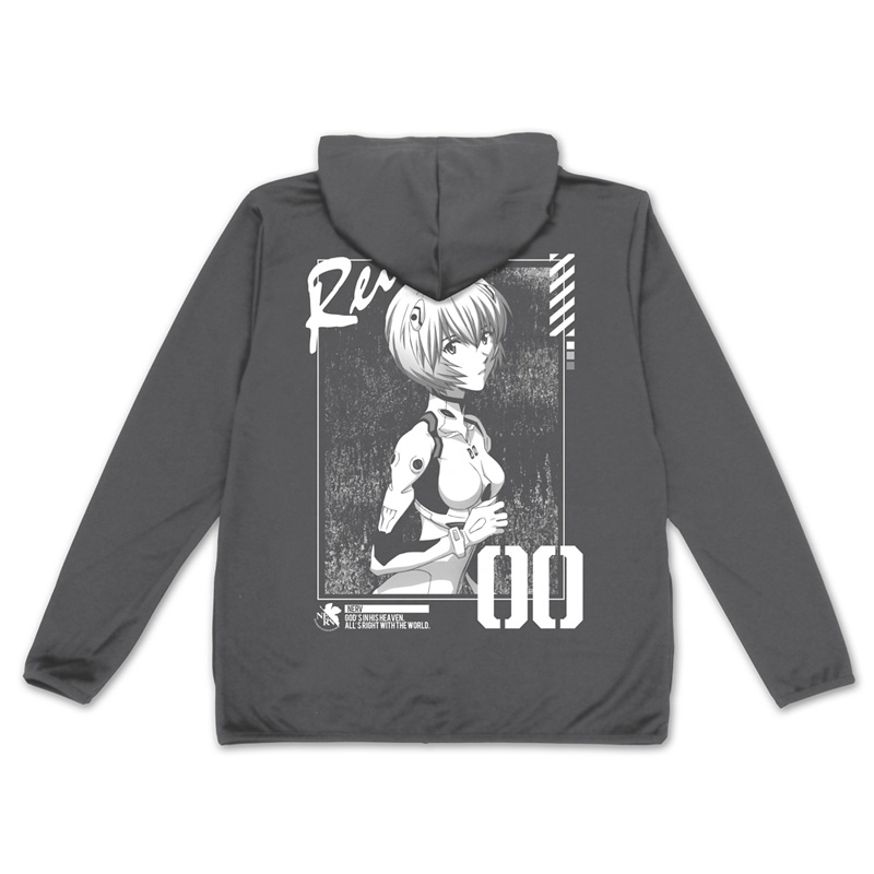 エヴァンゲリオン 綾波レイ 薄手ドライパーカー/GRAY（COSPA）(M GRAY