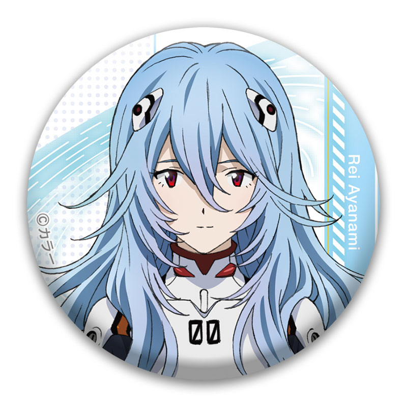EVA STOREオリジナル クリアファイル&缶バッジセット/綾波レイ