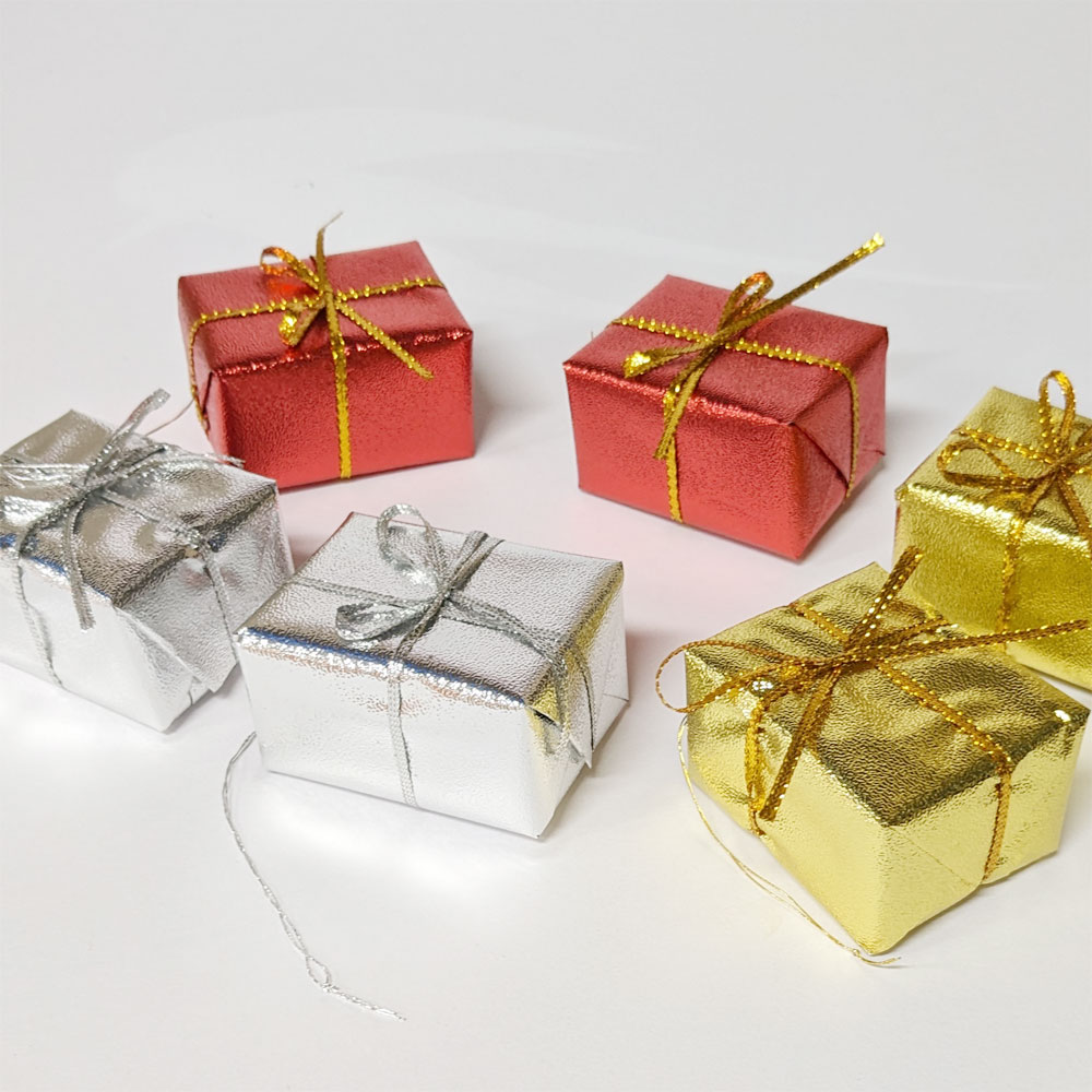 オーナメント ギフトボックス7cm 6ヶ入 || 通販・販売