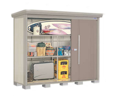 タクボ物置ND-2508(背面棚タイプ) - エクステリア商品 和風庭園資材