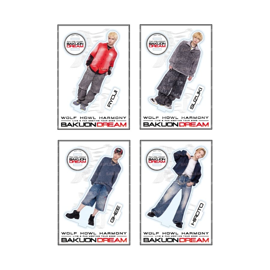 EXILE TRIBE STATION ONLINE STORE｜BAKUON DREAM アクリルスタンド全4種