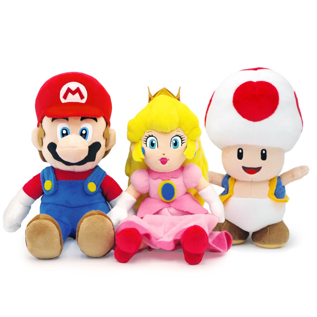 マリオ & ピーチ & キノピオ トリオセット S（スーパーマリオ ALL STAR